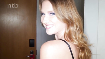 Attractive white babe gets two big black cocks bareback in both her holes