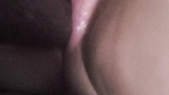 Wife with black dildo