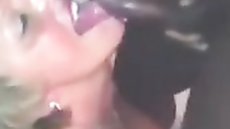 Wife licking that bulls balls and milking him dry