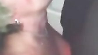 Wife licking that bulls balls and milking him dry