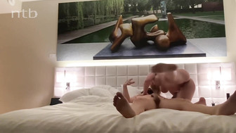 Cuckold white wife enjoys threesome with hubby and hung black lover