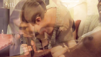 Huge black cock and slutty white chick