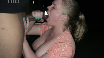 Cuckold white wife sucks big black cock