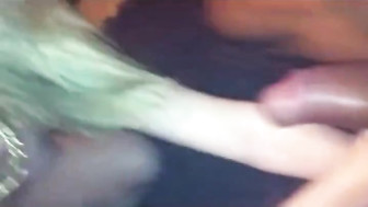 Homies tag team horny blonde Brit at her party