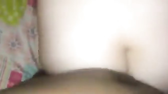 BBC gets rock hard for her tiny white pussy