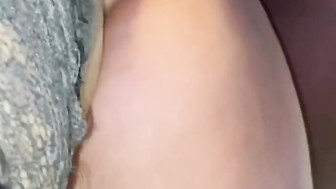 Thick white chick sucks and fucks BBC