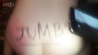 Blonde white babe performs real ass to mouth with BBC