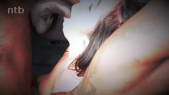 Sexy white teen gets two messy facials from her BBC's