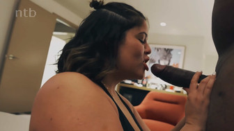 Huge dom BBC fucks thick ass wife