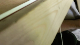 Playing with big black dildo (please comment)