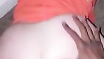 They started right away, she couldn't wait to hop on his cock