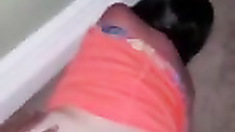 They started right away, she couldn't wait to hop on his cock