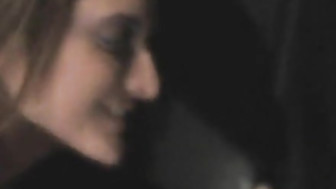 White wife becomes gloryhole slut in front of cuckold hubby