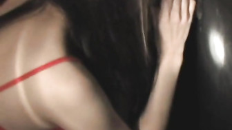 White wife becomes gloryhole slut in front of cuckold hubby