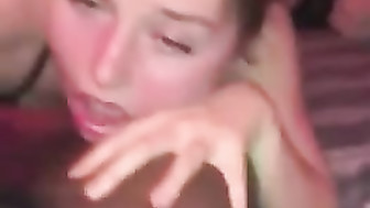 Snowbunny Get Pussy Destroyed By 2 BBC