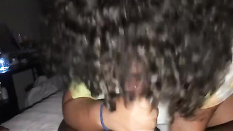 Those doe eyes while sucking that BBC