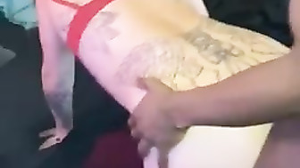 Slutty hot wife takes bbc