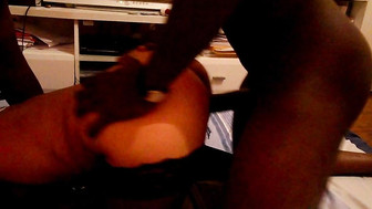 My wife gets her pussy fucked by 2 BBC