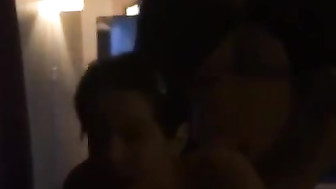 Boyfriend filming while his friend fucks his girlfriend