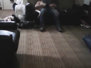 Watching his wife fucking his buddy.