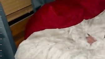 Nice blonde is having fun with a big black dick