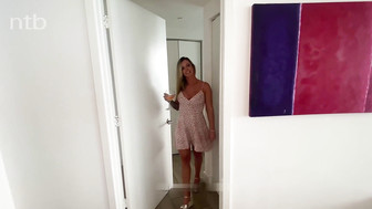 Horny white milf gets banged by bunch of hung black lovers