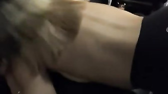 Girlfriend sneaks out to car to suck friends dick
