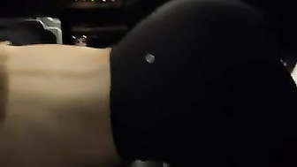Girlfriend sneaks out to car to suck friends dick