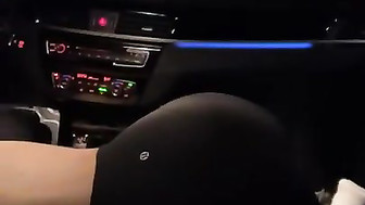 Girlfriend sneaks out to car to suck friends dick