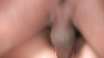 Shinier that any of her zircons - big black cock drilling wet pussy and impregnating her