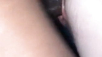 Black guy gives white girl the dick she’s been waiting on