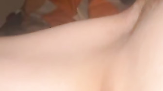 tiny blonde takes 10 inch dildo