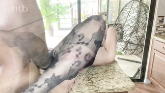 Pretty face white chick loves to suck and fuck big black cock