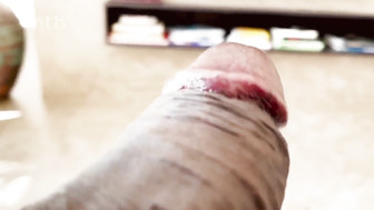 Huge black dong was sneaking around like real big black snake