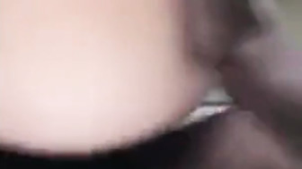 Cute wife fucks and sucks 1st BBC in car while hubby films