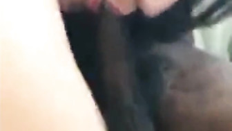 Cute wife fucks and sucks 1st BBC in car while hubby films