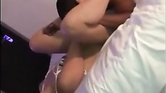 Hot Girlfriend's first BBC in Front of Cuckold