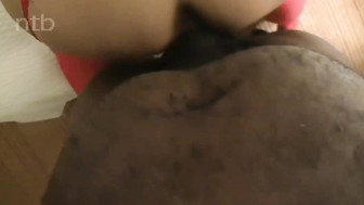 Cuckold white milf gets fucked and stretched by two big black cocks