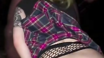 Teen got ass-fucked and creampied by bbc stranger in the wood