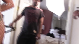 Sucking and fucking those big black cocks and getting messy facial