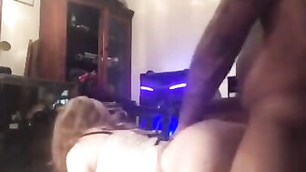 Amateur couple making love