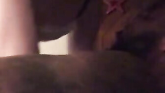 Amateur couple making love