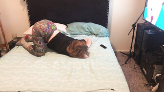 Redhead Neighbor Comes over for anime Gets creampie