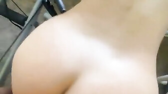 POV Interracial after workout with sexy chick