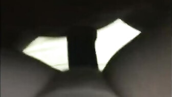 Black guy with huge dick fucks her hard