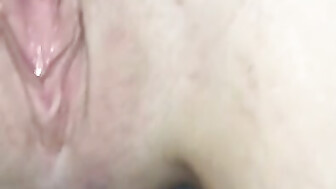 Cuck Hubby Cleans up Wifes Cum Filled Pussy