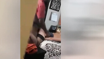 Walking in on her