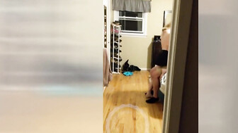 Walking in on her