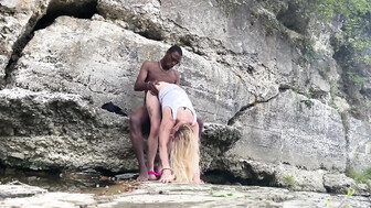 Wife Fucking Black Man Outdoors