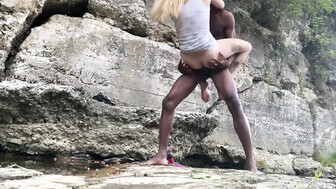 Wife Fucking Black Man Outdoors